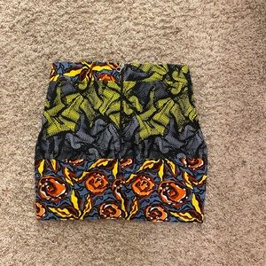 Mini high waist skirt